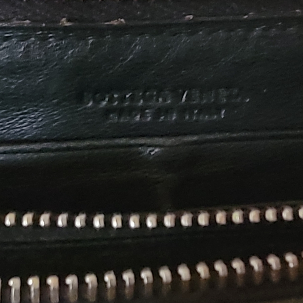 Black Woven Leather Wallet - Picture 5 of 6